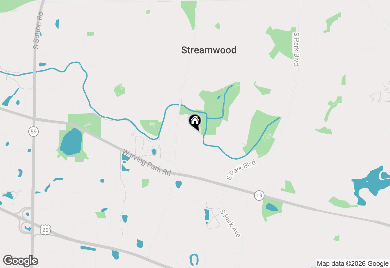 Map of 820 S Pine Street, Streamwood, IL 60107