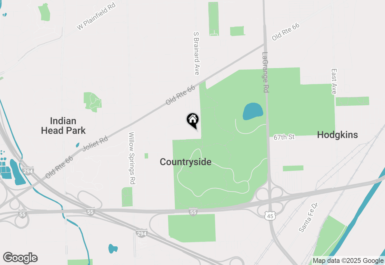 Map of 6700 S Brainard Avenue #223, Countryside, IL 60525