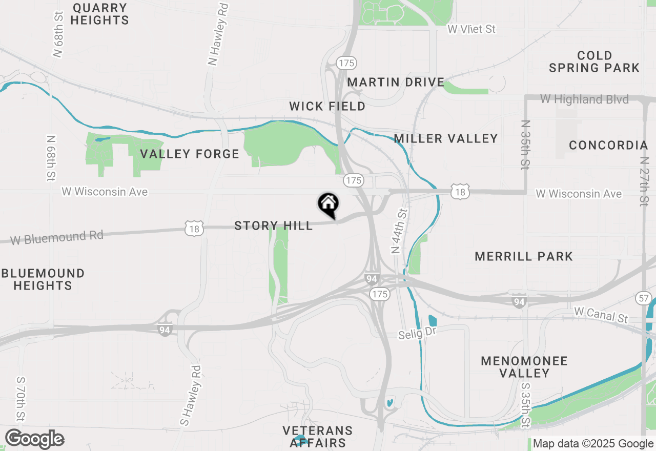 Map of 494 N 49th St, Milwaukee, WI 53208