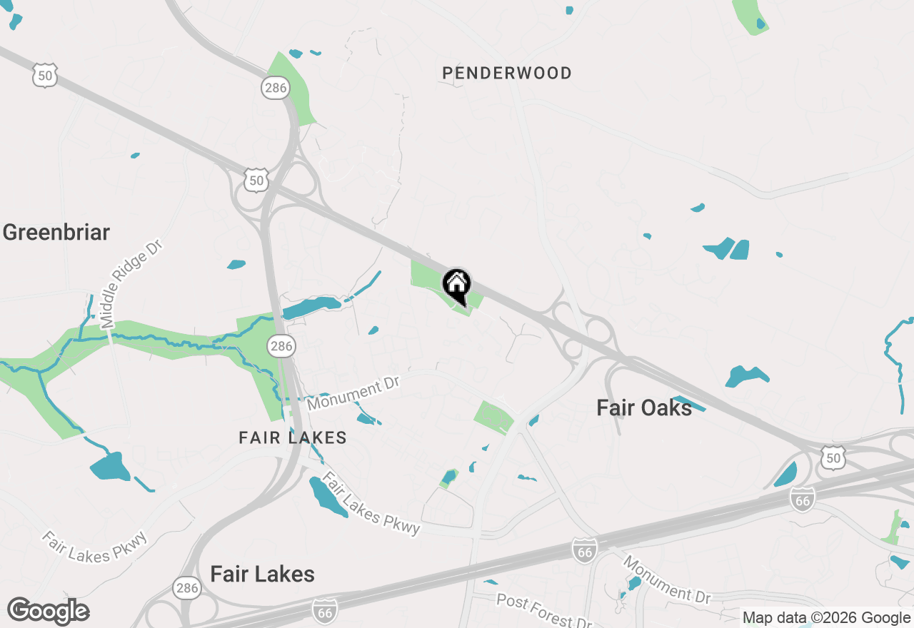 Map of 4026 Nicholas Court, Fairfax, VA 22033