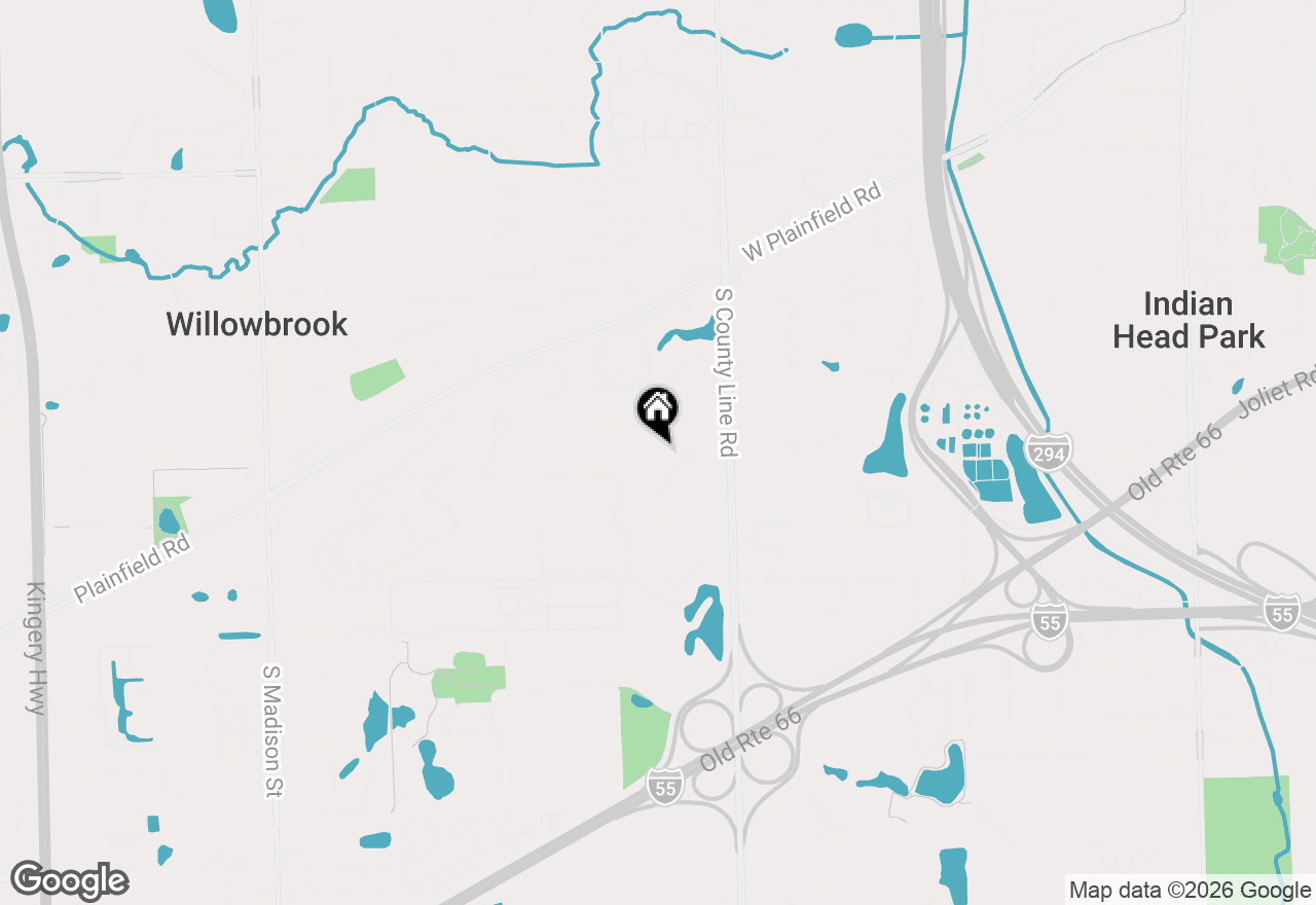 Map of 6885 Fieldstone Drive, Burr Ridge, IL 60527