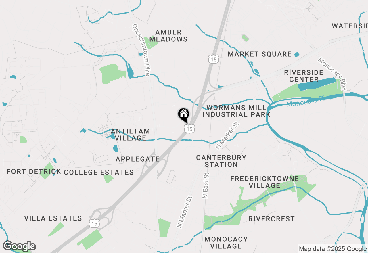 Map of 186 Thomas Johnson Drive #SUITE 202 (UNIT 1DE), Frederick, MD 21702