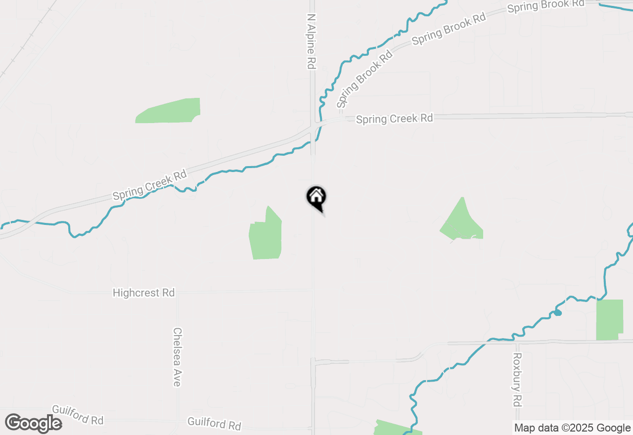 Map of 2201 N Alpine Road, Rockford, IL 61107