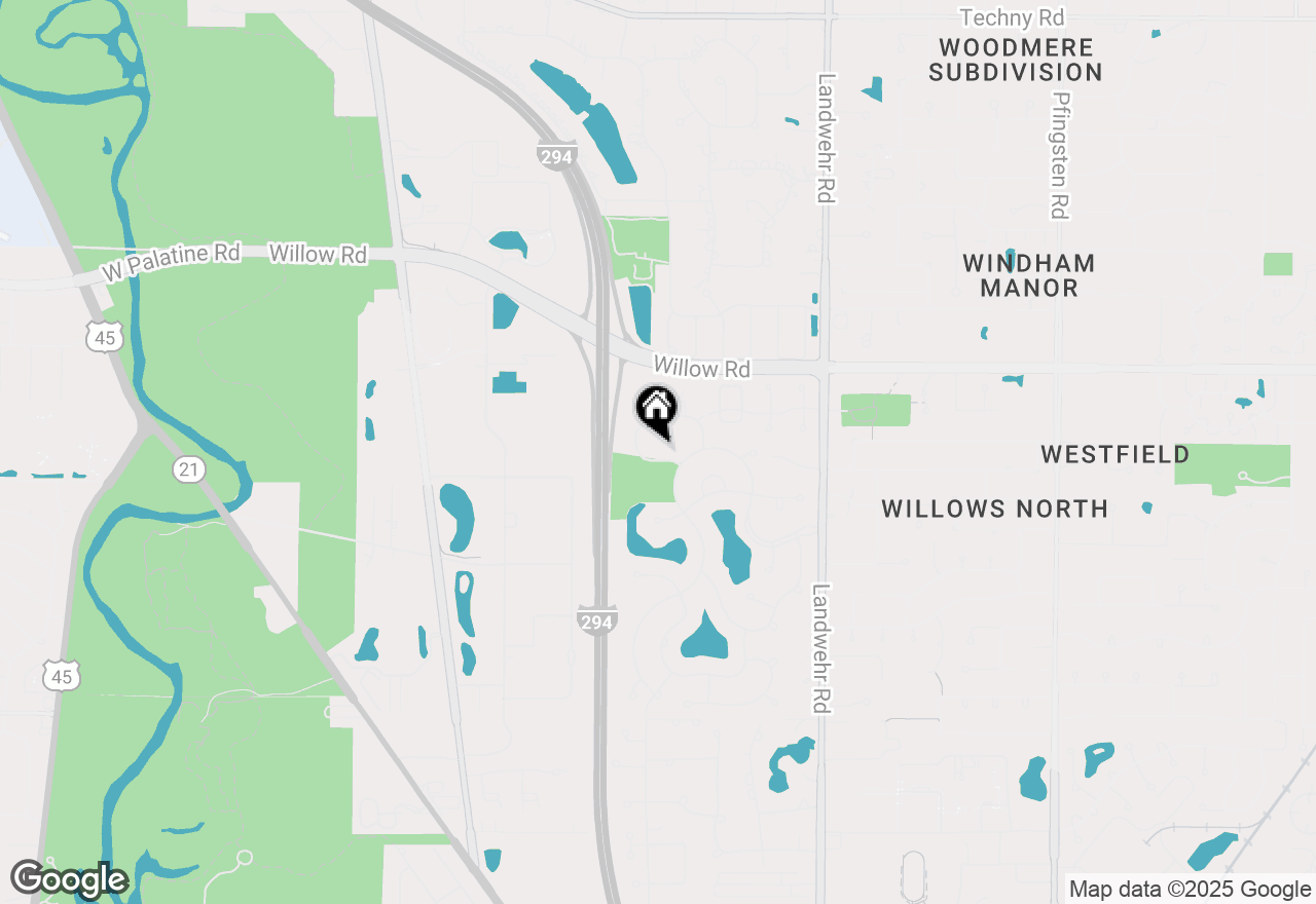 Map of 4524 S Seminole Drive, Glenview, IL 60026