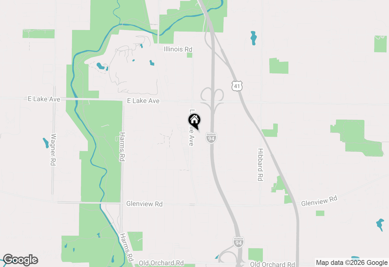 Map of 704 Laramie Avenue, Wilmette, IL 60091