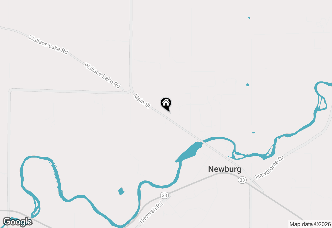 Map of Lt2 W Main St, Newburg, WI 53060