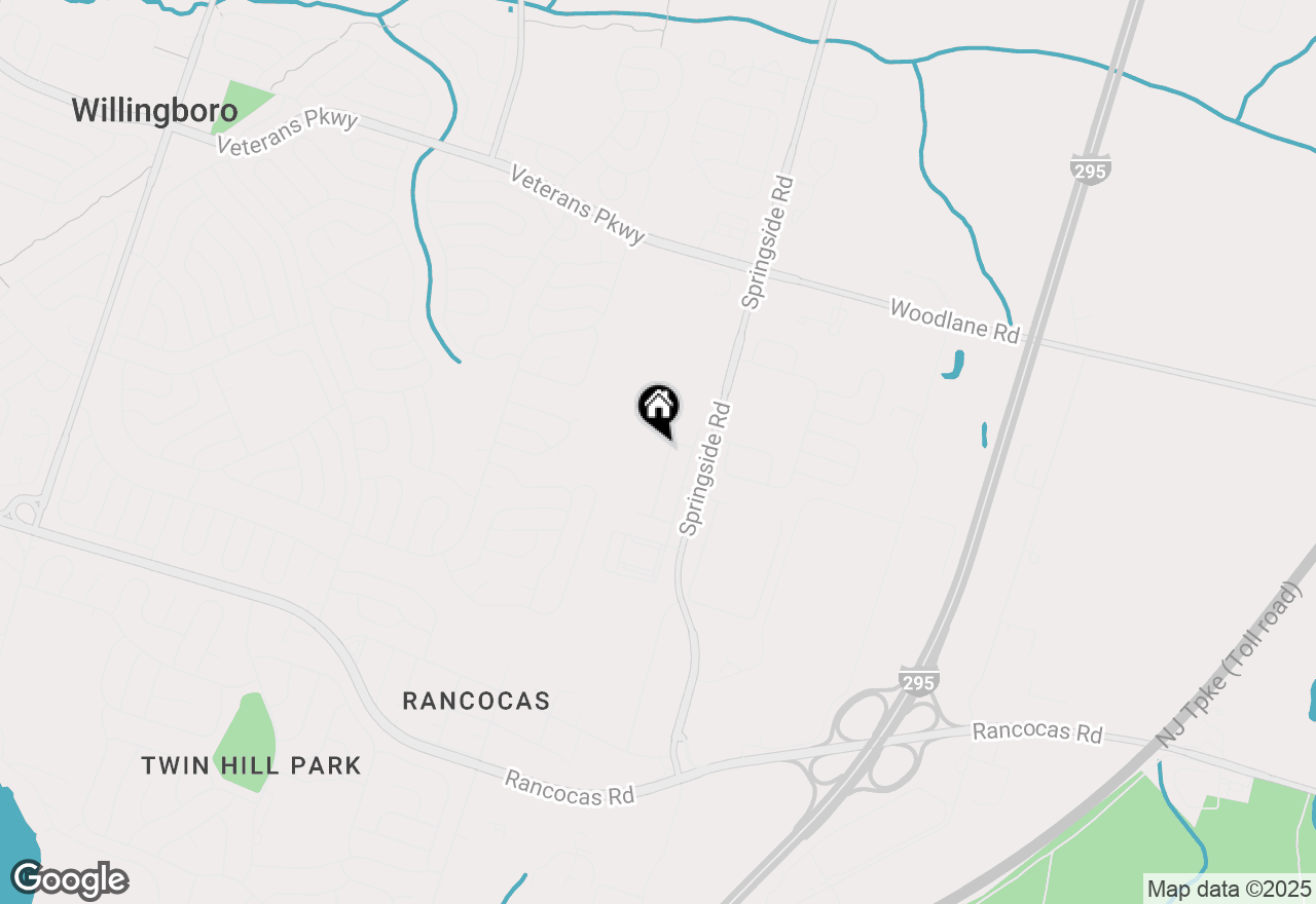 Map of 11 Anna Lane, Westampton, NJ 08060