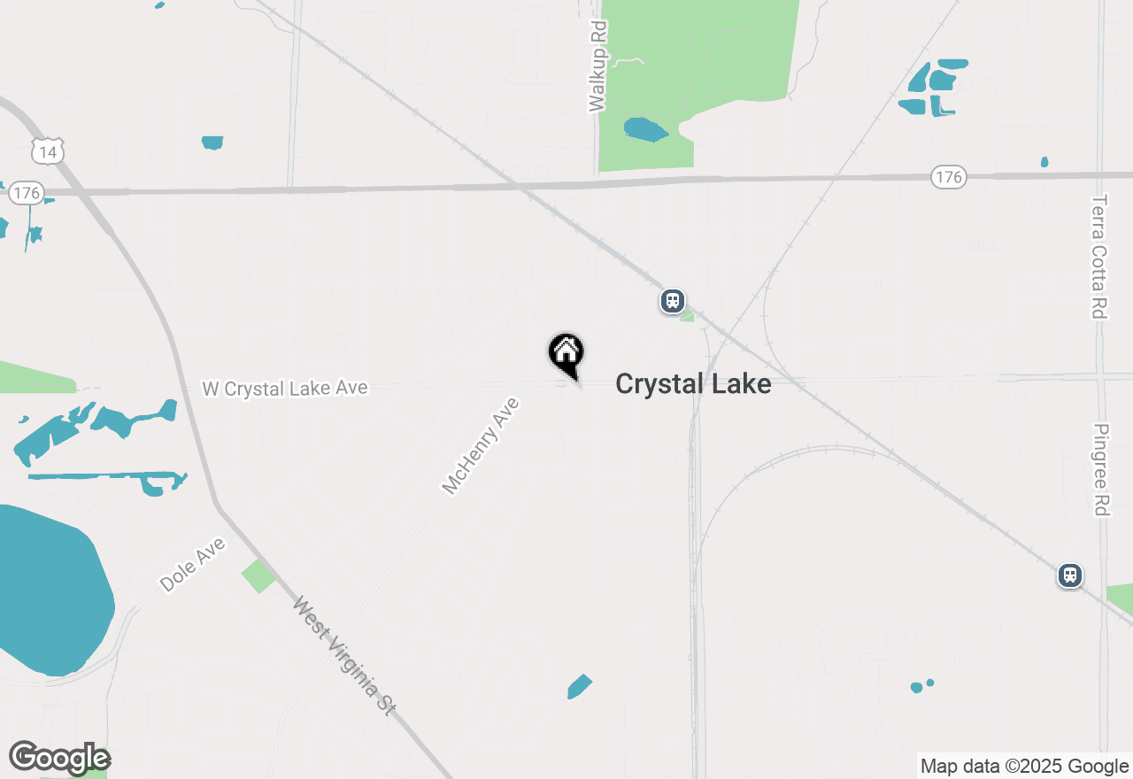 Map of 41 W Crystal Lake Avenue, Crystal Lake, IL 60014