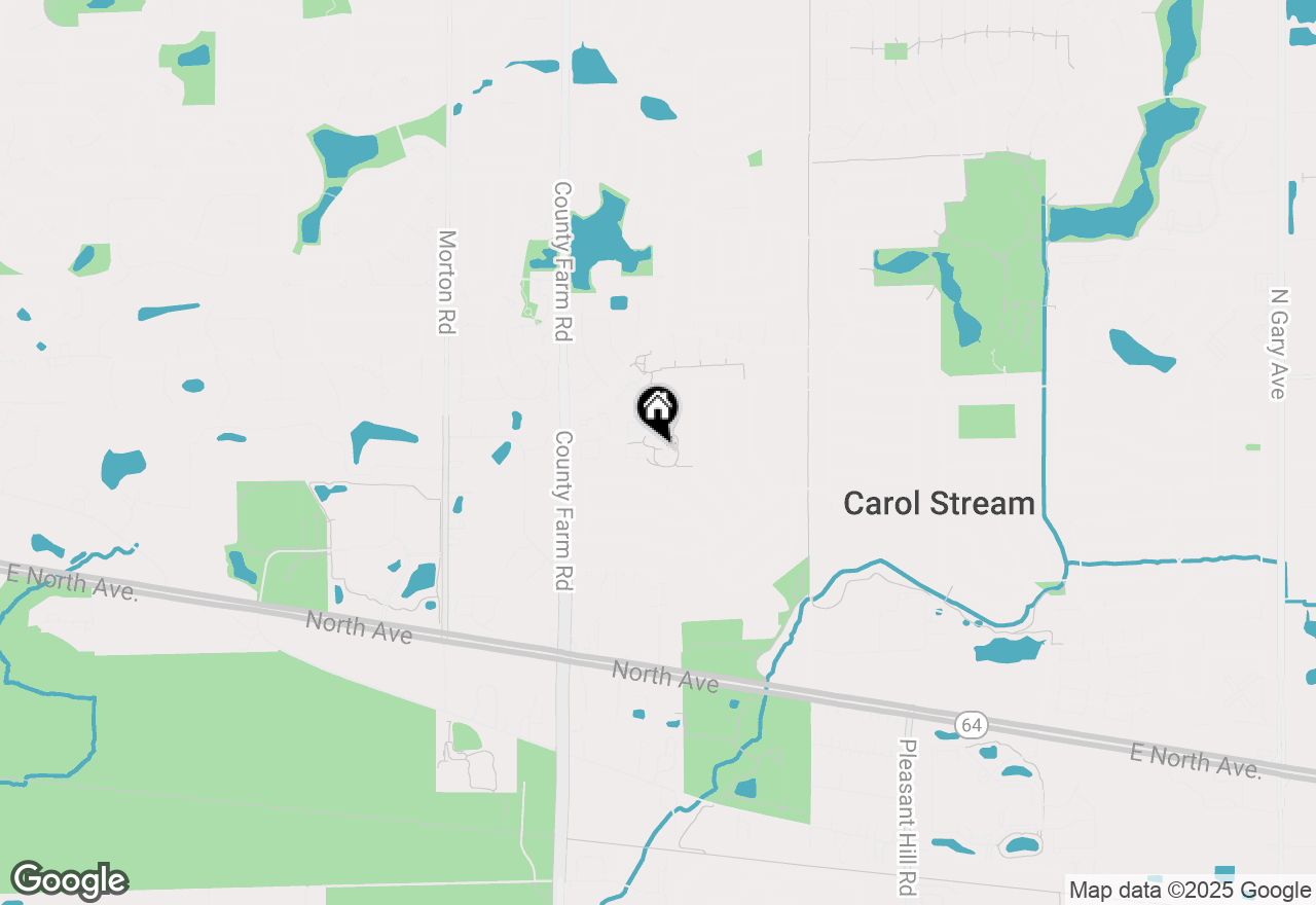 Map of 738 Colorado Court, Carol Stream, IL 60188