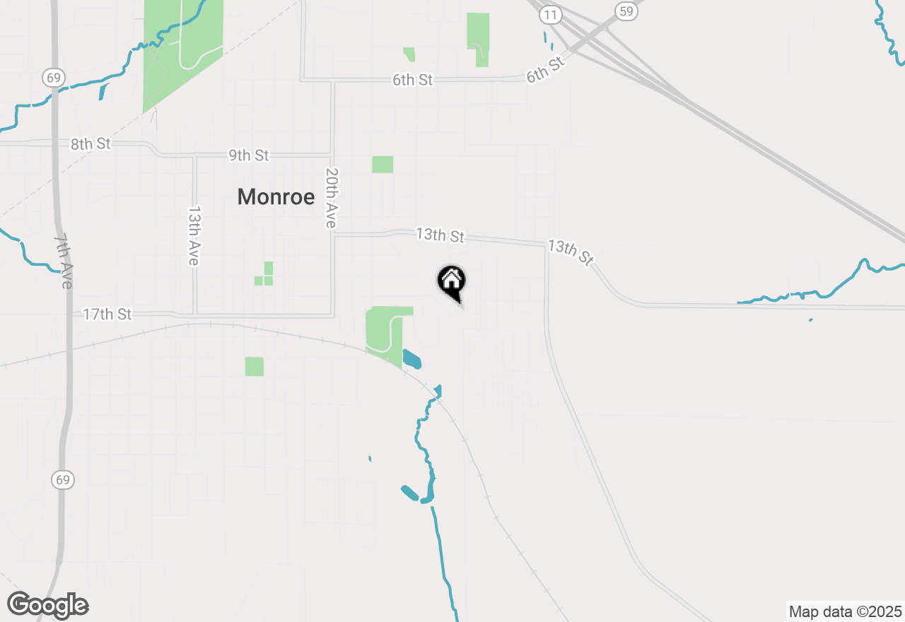 Map of 1630 23rd Avenue, Monroe, WI 53566