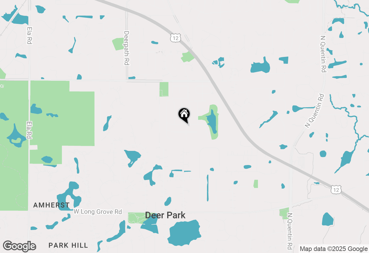 Map of 1705 Coral Reef Way, Lake Zurich, IL 60047
