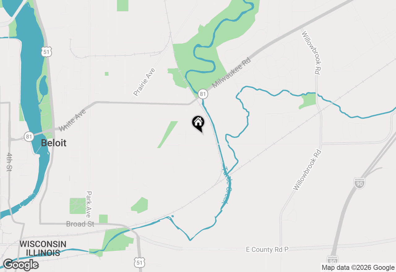 Map of 925 Brewster Avenue, Beloit, WI 53511