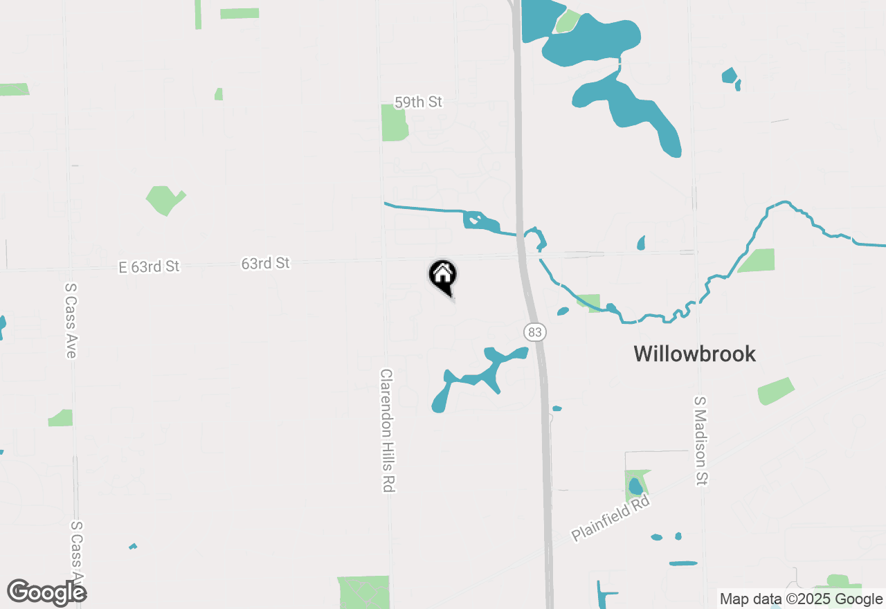 Map of 6340 Americana Drive #513, Willowbrook, IL 60527