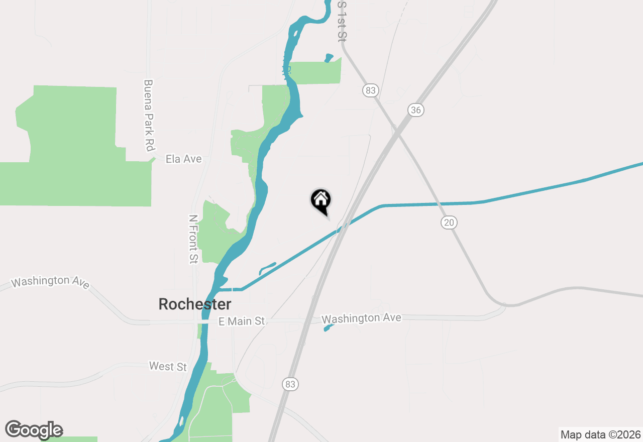 Map of 702 Fox Knoll Dr, Waterford, WI 53185