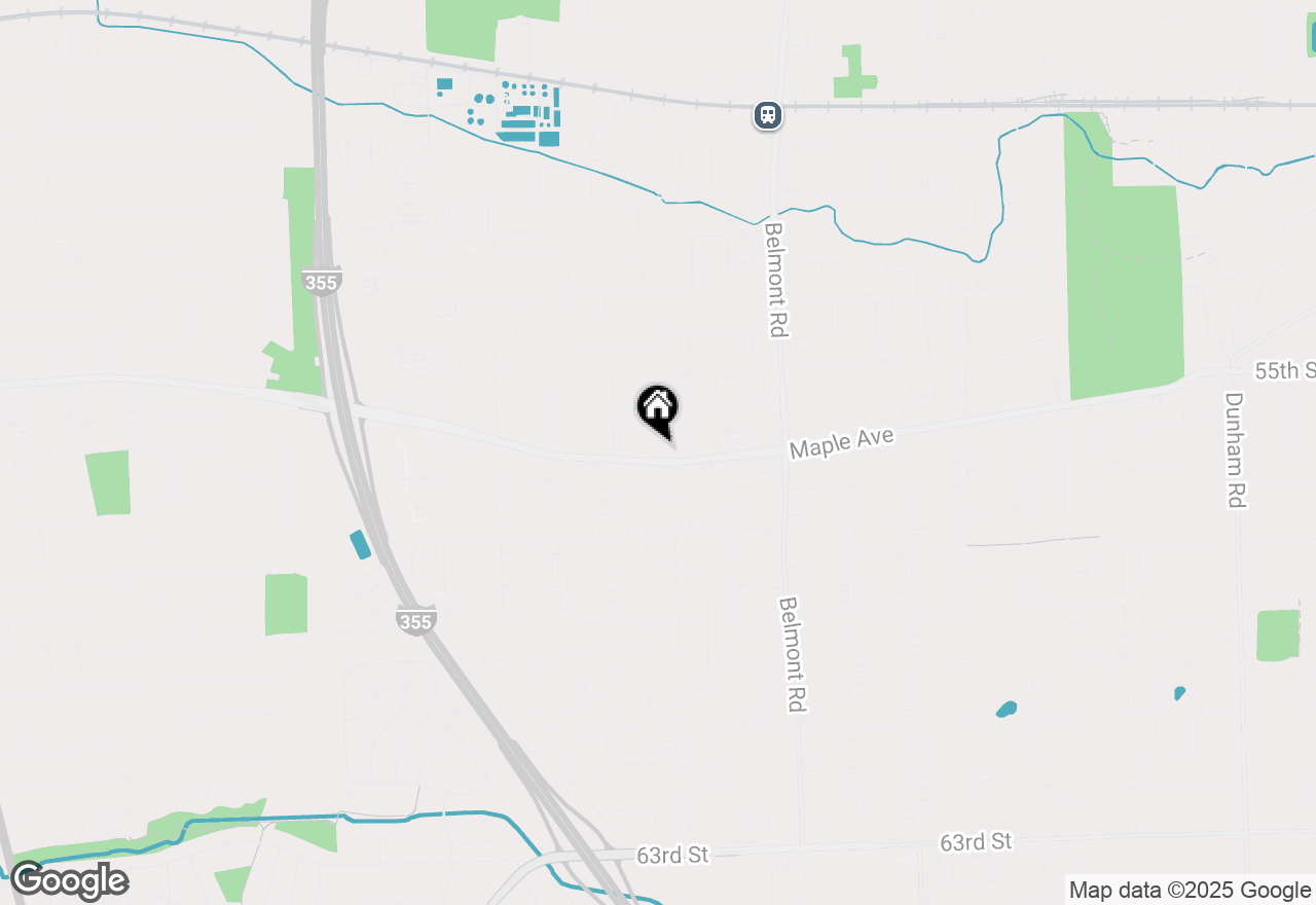 Map of (Address confidential), Downers Grove, Illinois 60515