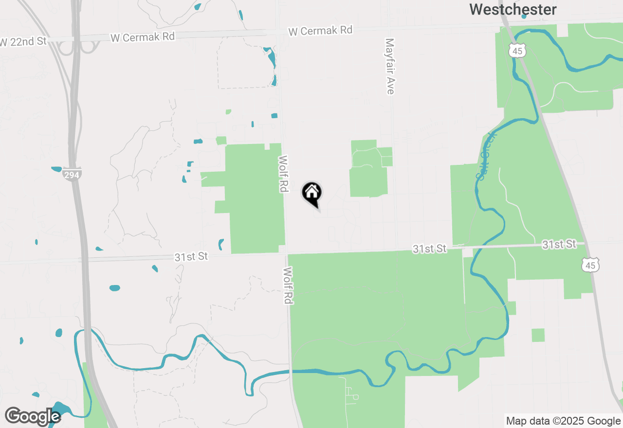 Map of 11141 Eaton Court, Westchester, IL 60154