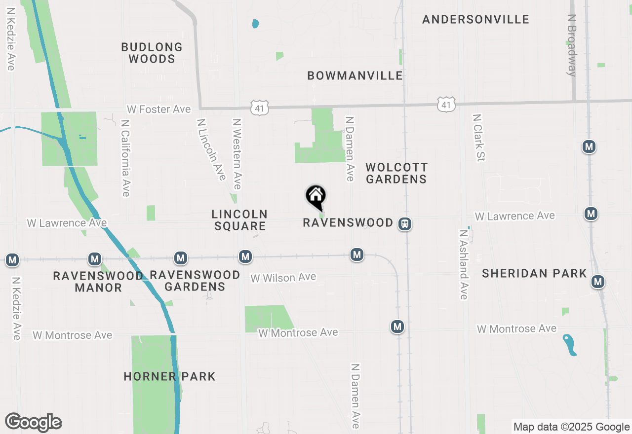 Map of 2114 W Lawrence Avenue, Chicago, IL 60625