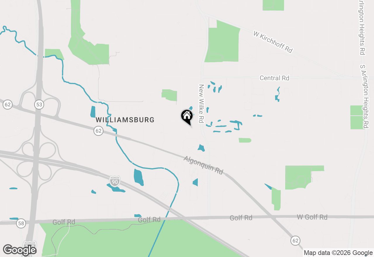 Map of 1227 S Old Wilke Road #306, Arlington Heights, IL 60005