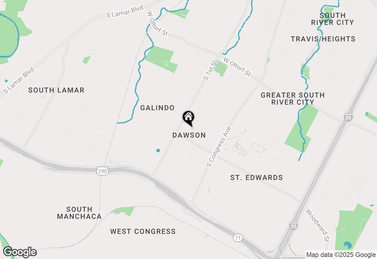 Map of 506 S Park Dr #1, Austin, TX 78704