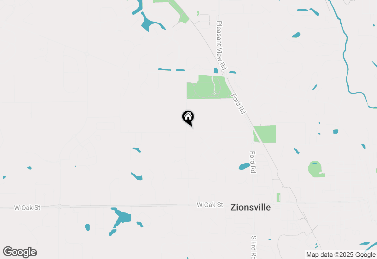 Map of 9502 E 600 S, Zionsville, IN 46077