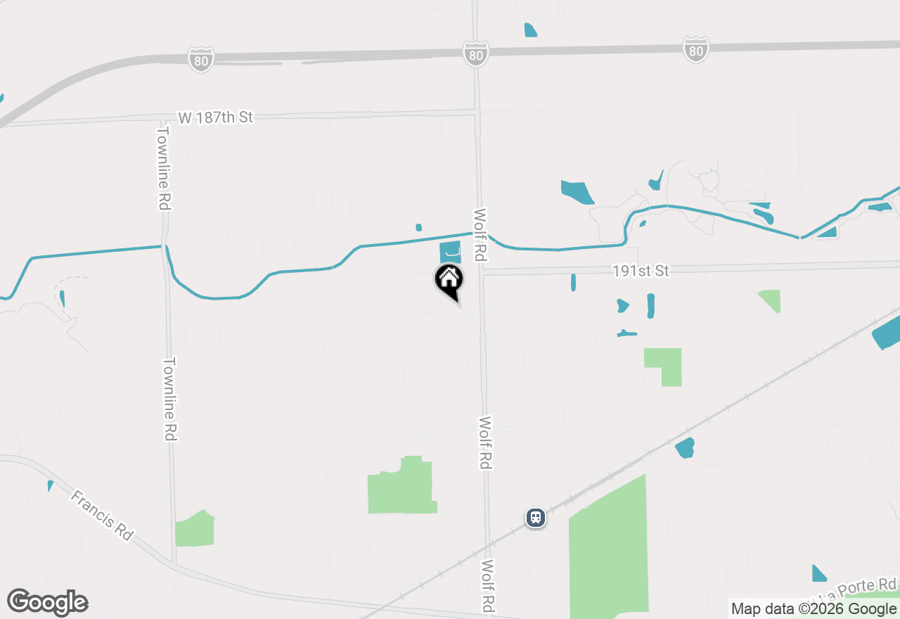 Map of 11254 192nd Street, Mokena, IL 60448