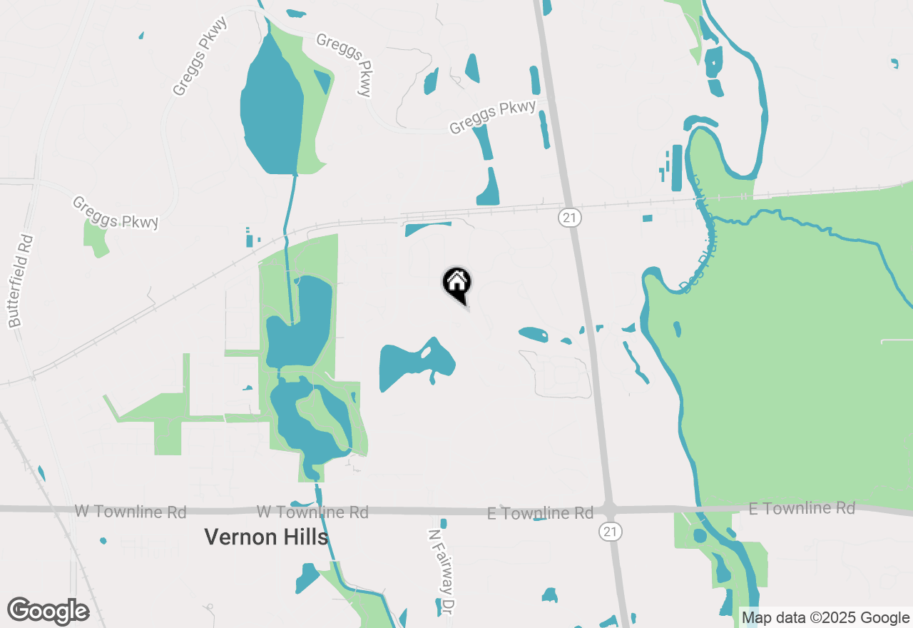 Map of 418 Bay Tree Circle, Vernon Hills, IL 60061