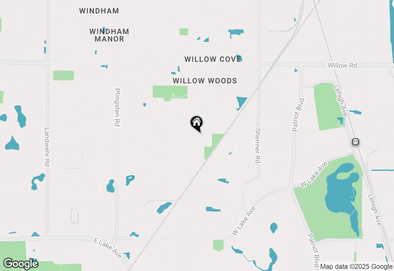 Map of 3218 Brandess Drive, Glenview, IL 60026