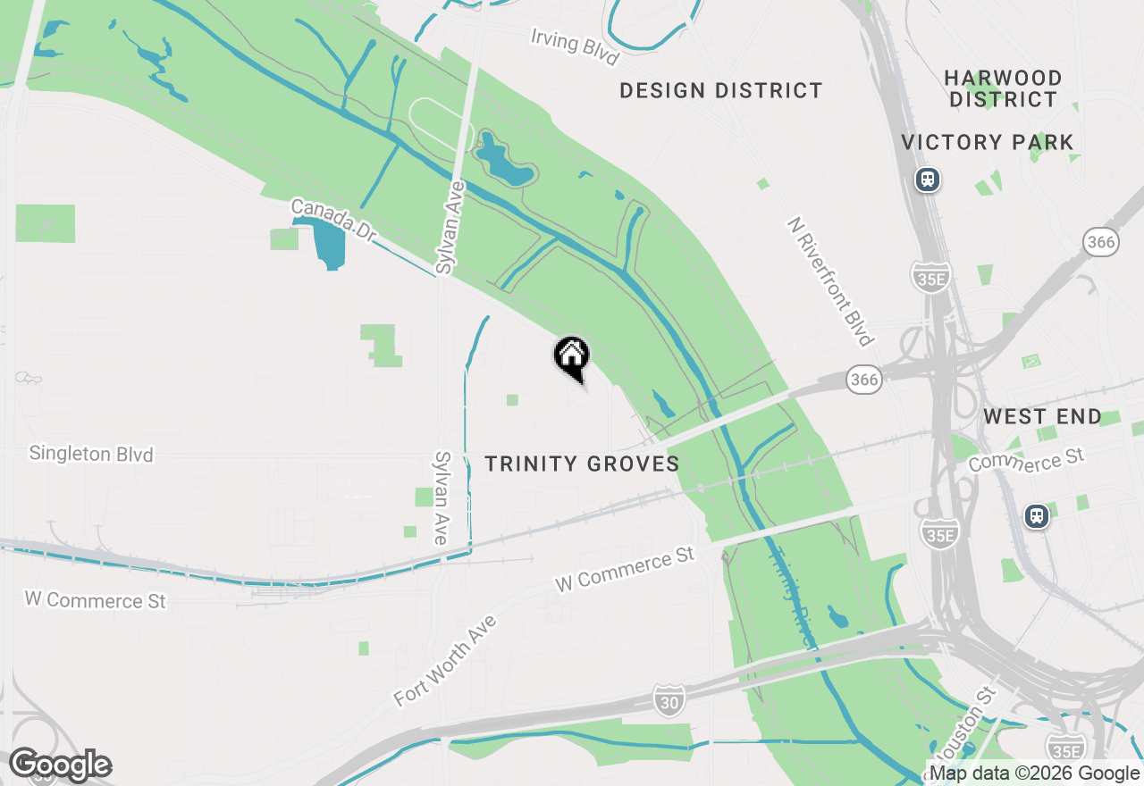 Map of 3215 Wake Street, Dallas, TX 75212