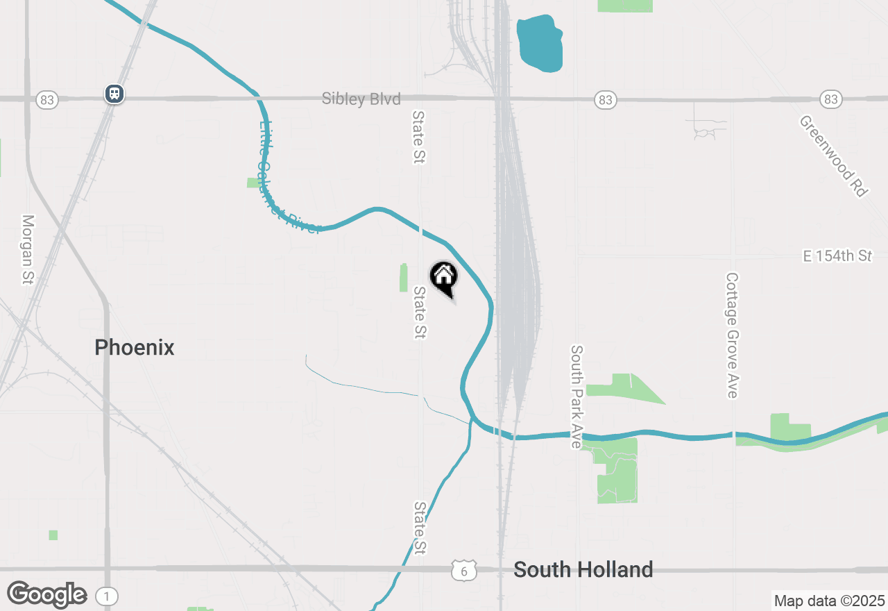 Map of 29 E Morningside Drive, South Holland, IL 60473