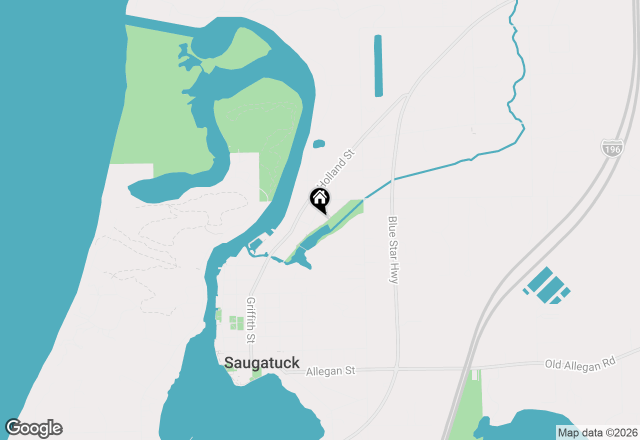 Map of 1019 Elizabeth Street, Saugatuck, MI 49453
