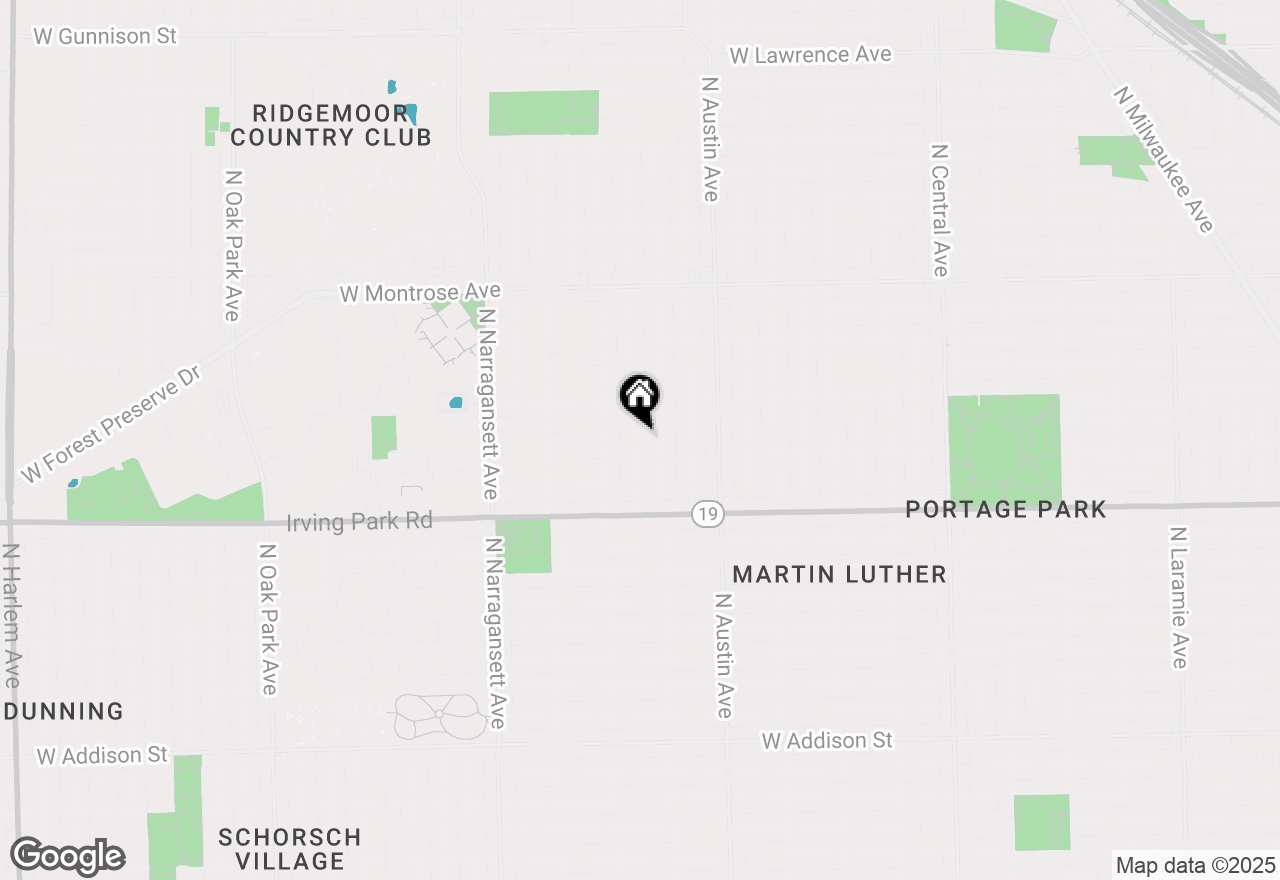 Map of 4119 N Moody Avenue, Chicago, IL 60634