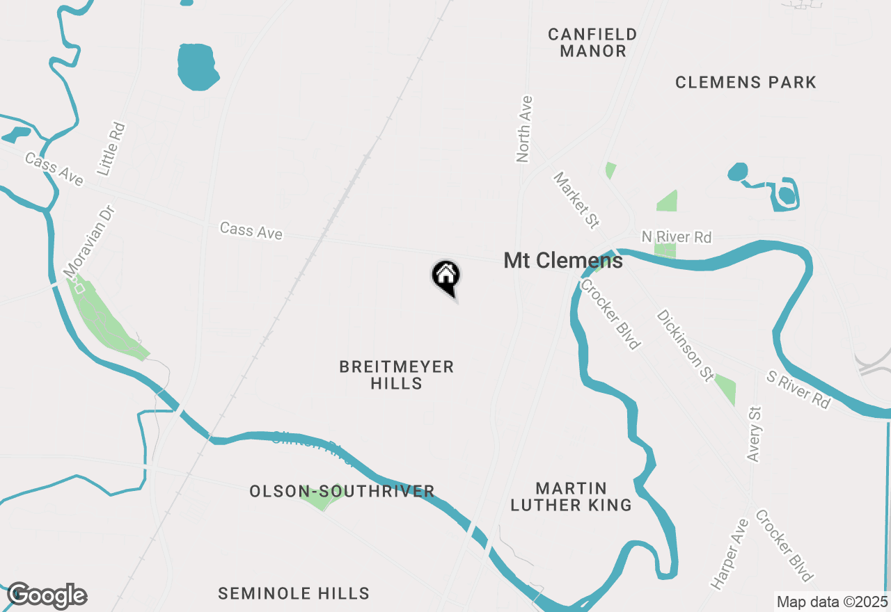 Map of 53 Miller, Mt. Clemens, MI 48043