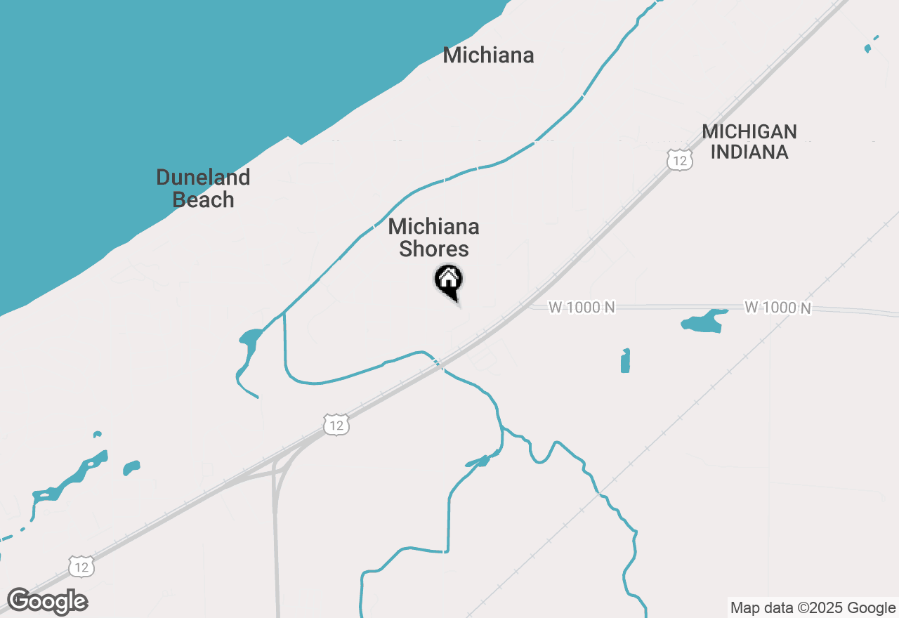 Map of 501 El Portal Drive, Michiana Shores, IN 46360