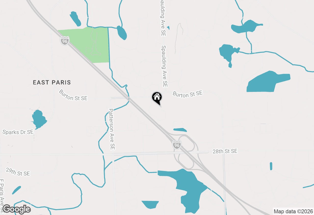 Map of 2546 Highridge Lane Se, Grand Rapids, MI 49546