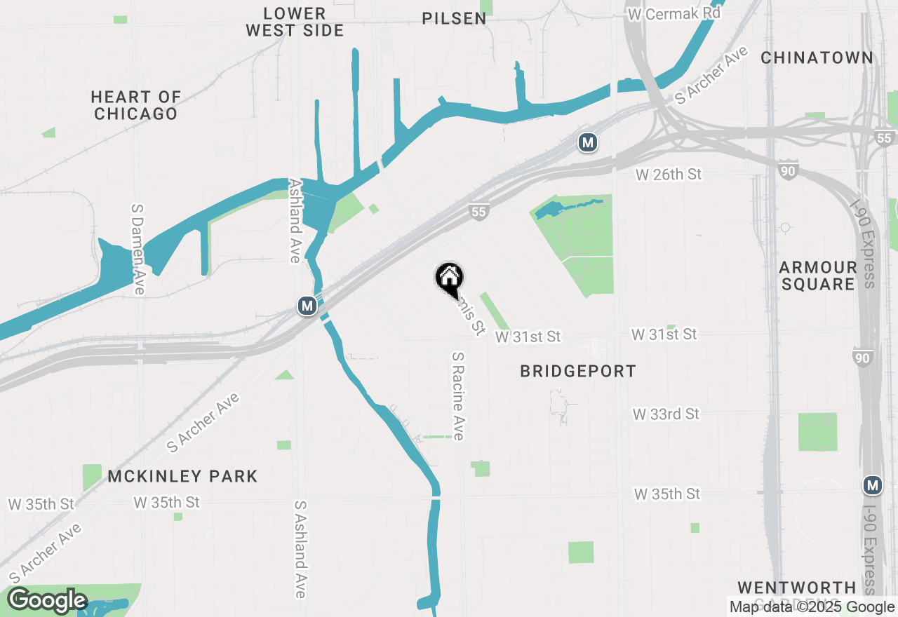 Map of 3017 S Lyman Street #2R, Chicago, IL 60608