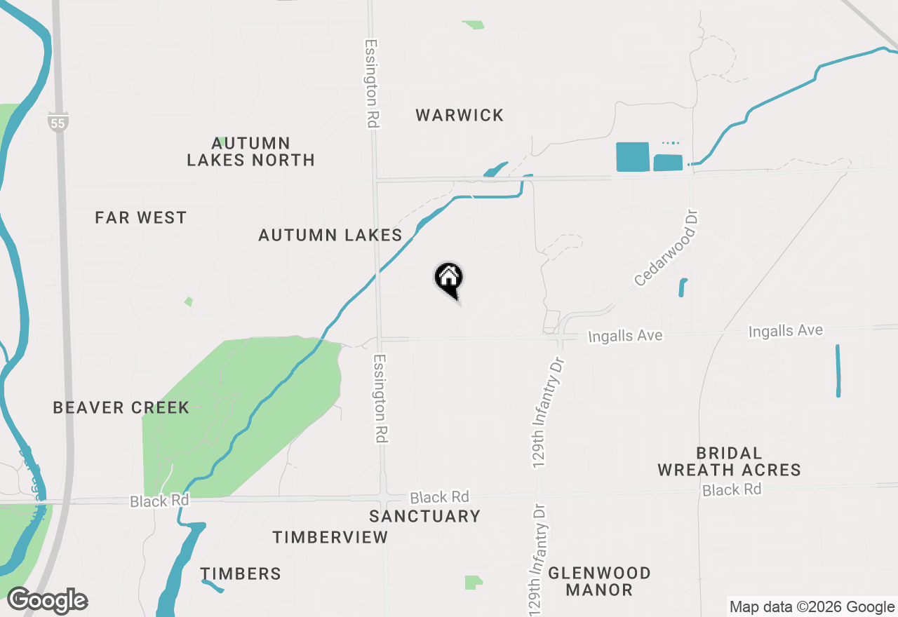 Map of 3107 Ingalls Avenue #1D, Joliet, IL 60435