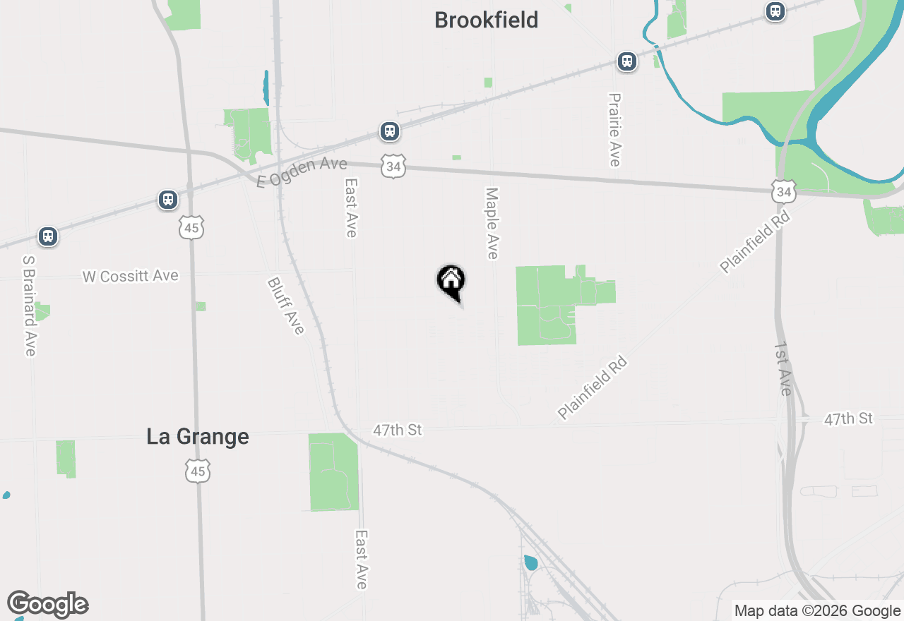 Map of 4400 Madison Avenue, Brookfield, IL 60513