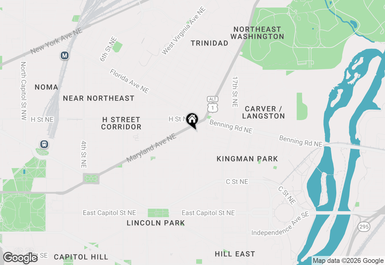 Map of 1409 G Street Ne #5, Washington, DC 20002