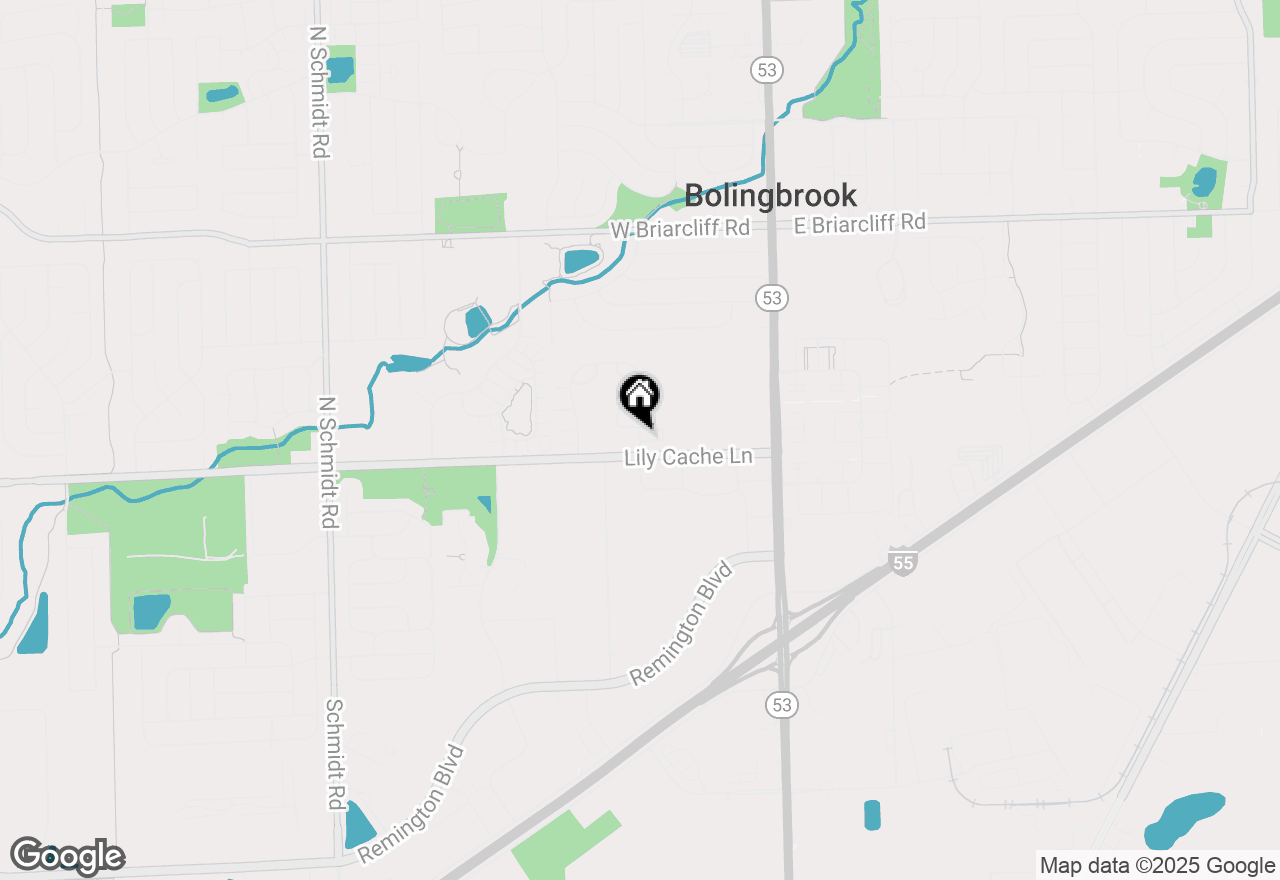 Map of 14 Fernwood Drive #B, Bolingbrook, IL 60440