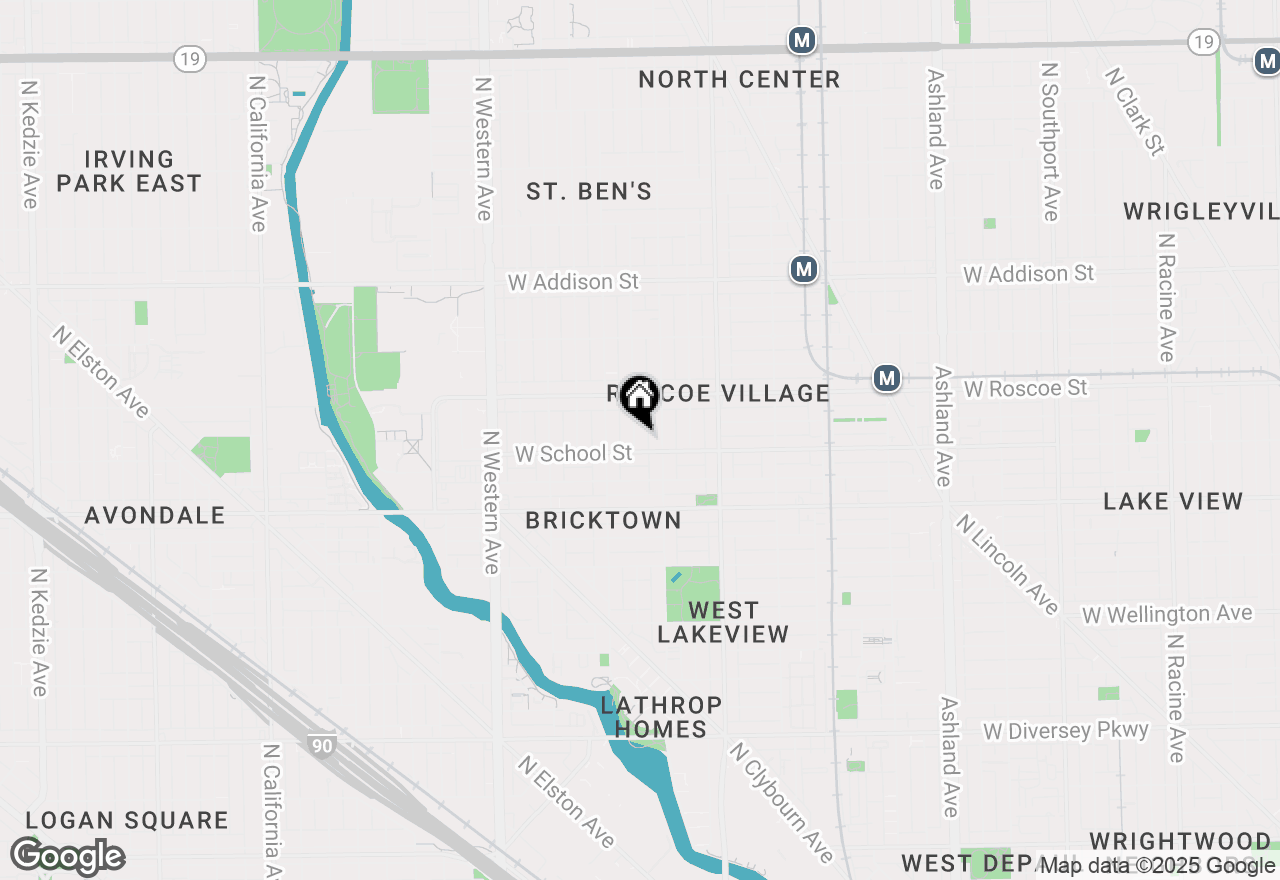 Map of 3311 N Hamilton Avenue, Chicago, IL 60618