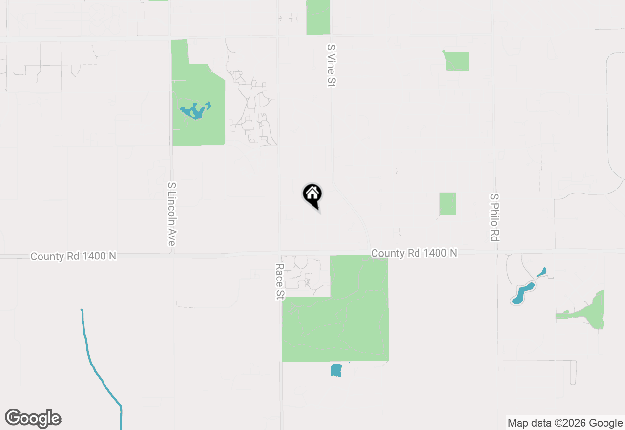 Map of 2307 Boudreau Drive, Urbana, IL 61801