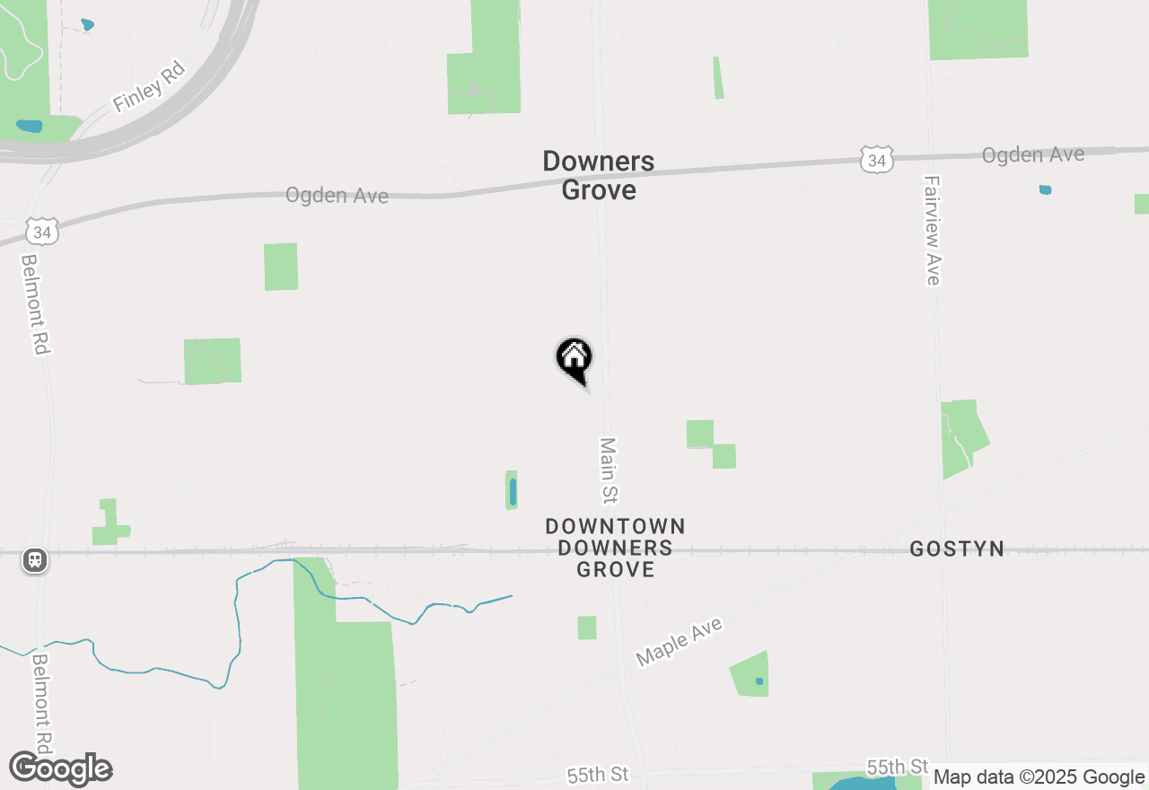 Map of 4720 Forest Avenue, Downers Grove, IL 60515