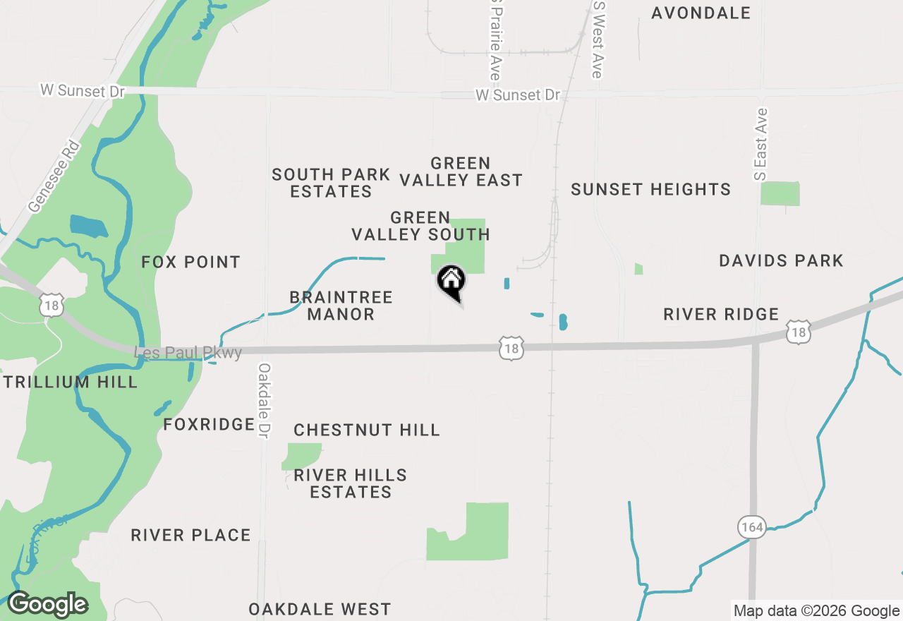 Map of 1915 Mallard Pointe Cir #C, Waukesha, WI 53189