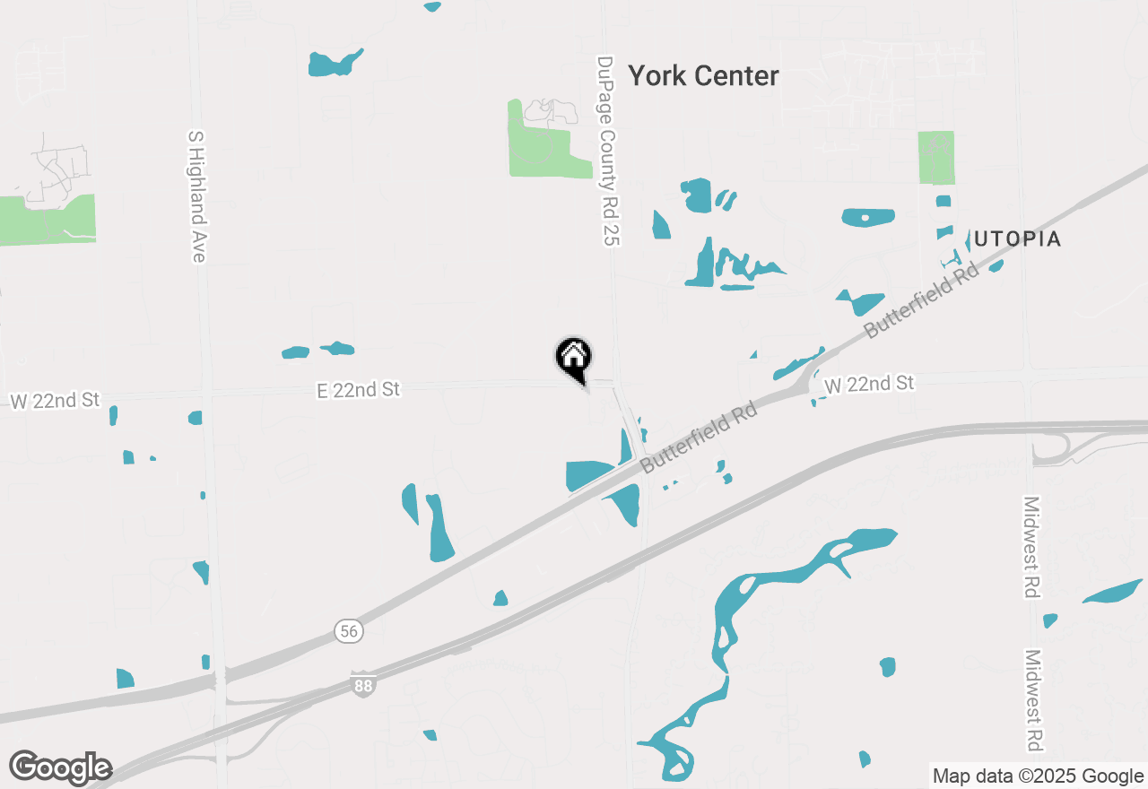 Map of 875 E. 22nd Street #220, Lombard, IL 60148