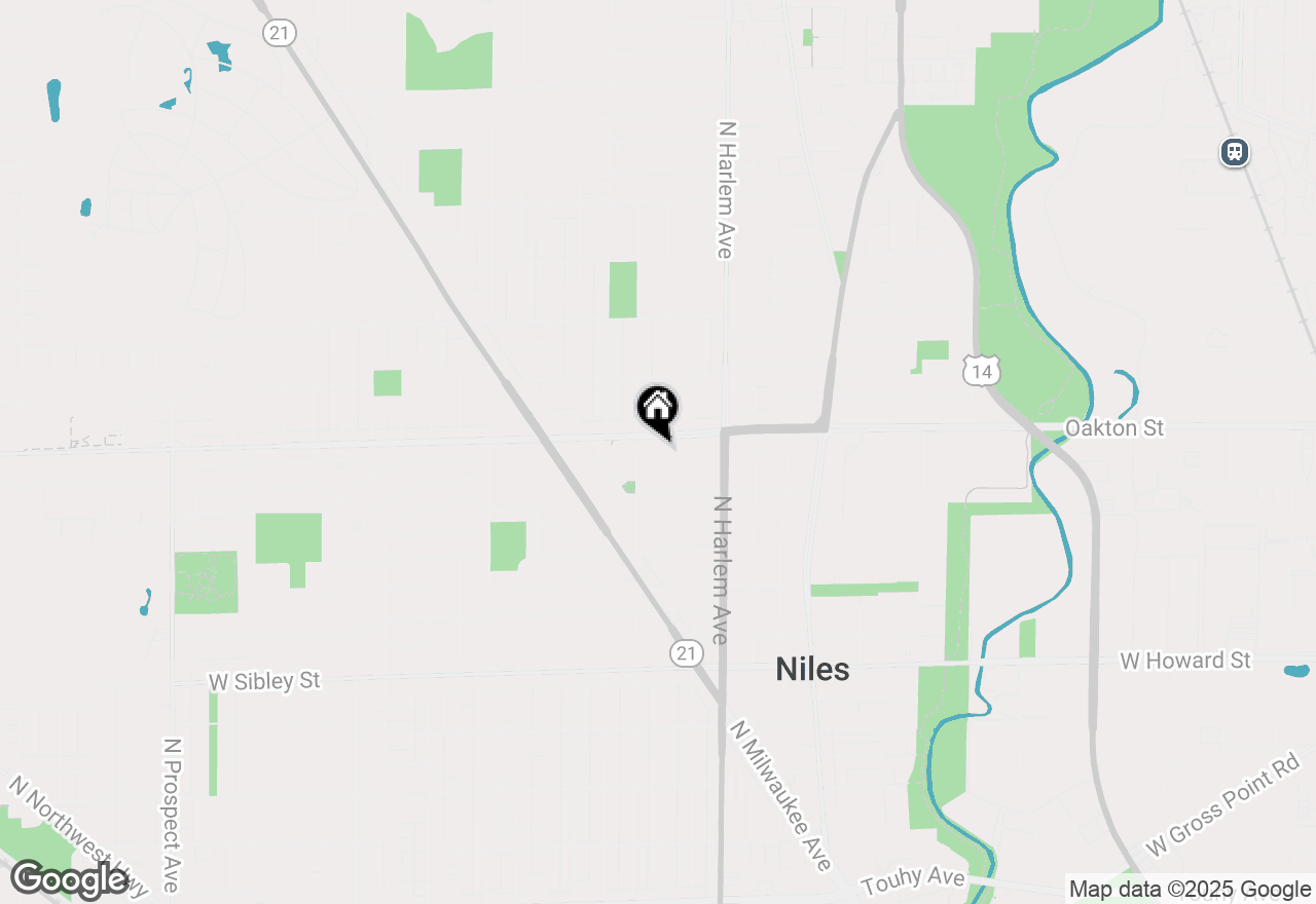 Map of 7942 N Octavia Avenue, Niles, IL 60714