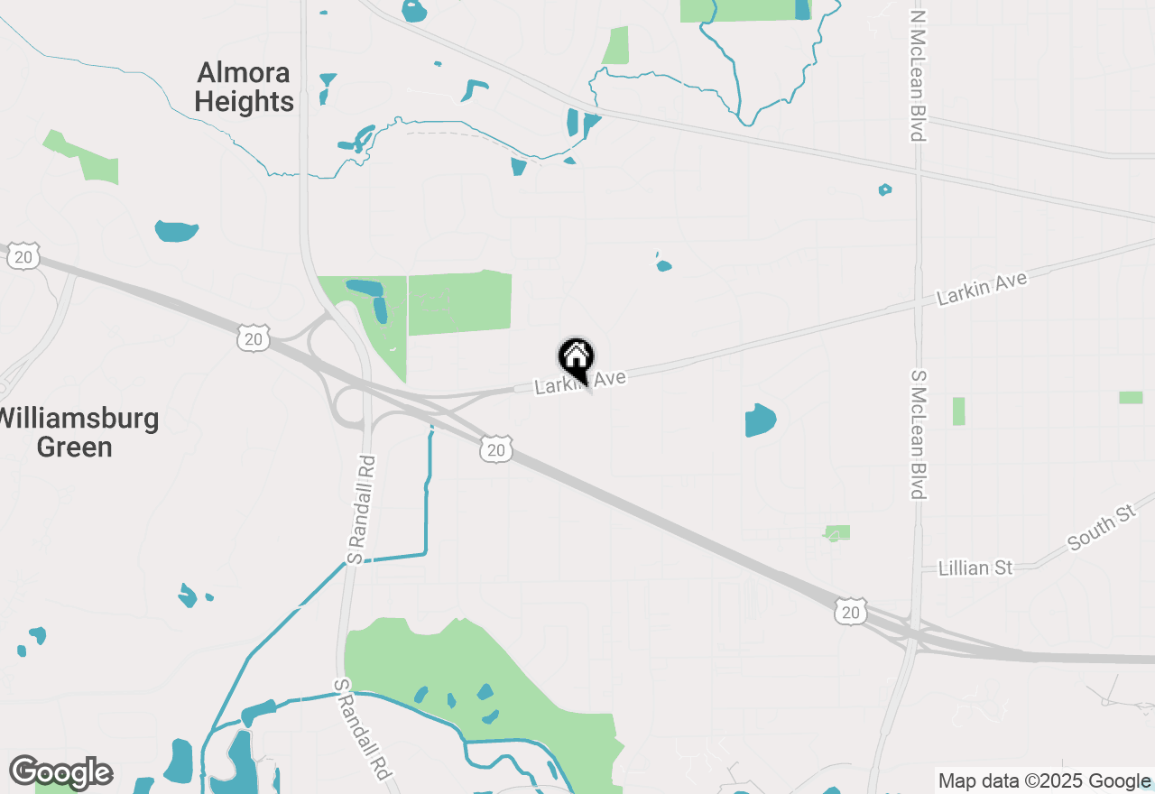 Map of 2075 Larkin Avenue, Elgin, IL 60123