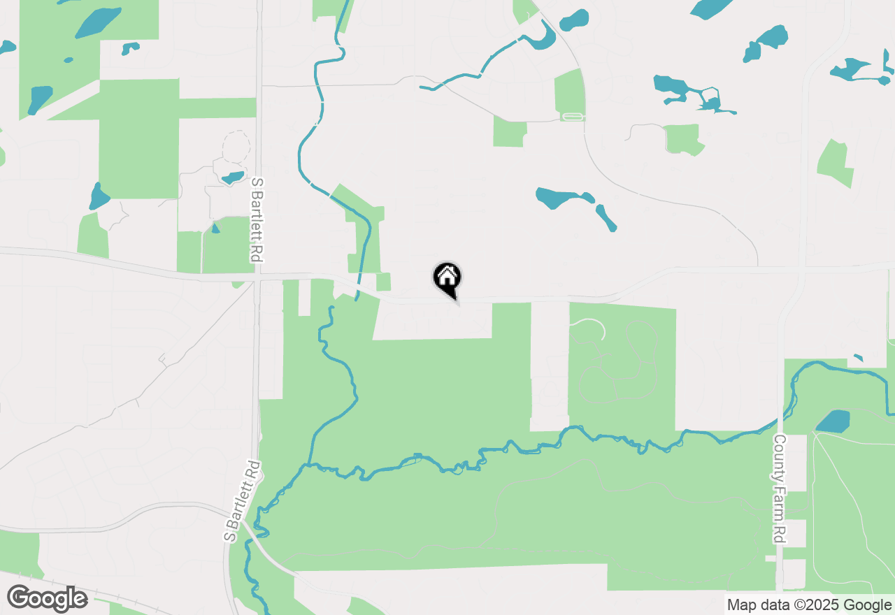 Map of 284 Windsor Drive, Bartlett, IL 60103