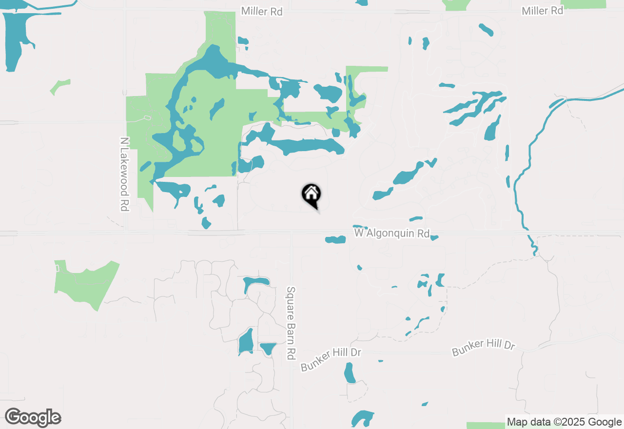 Map of 4675 Coyote Lakes Circle, Lake In The Hills, IL 60156