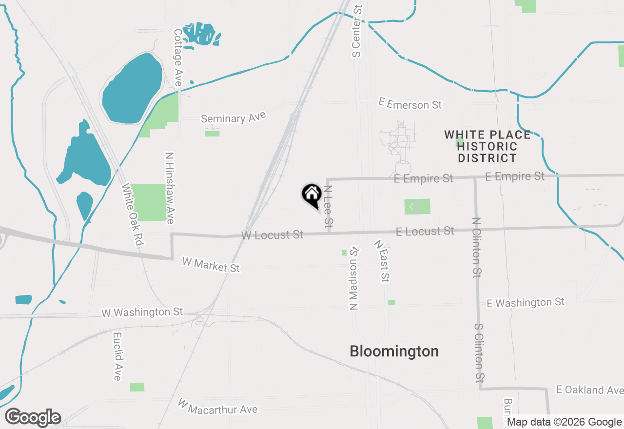 Map of 603 W Chestnut Street, Bloomington, IL 61701