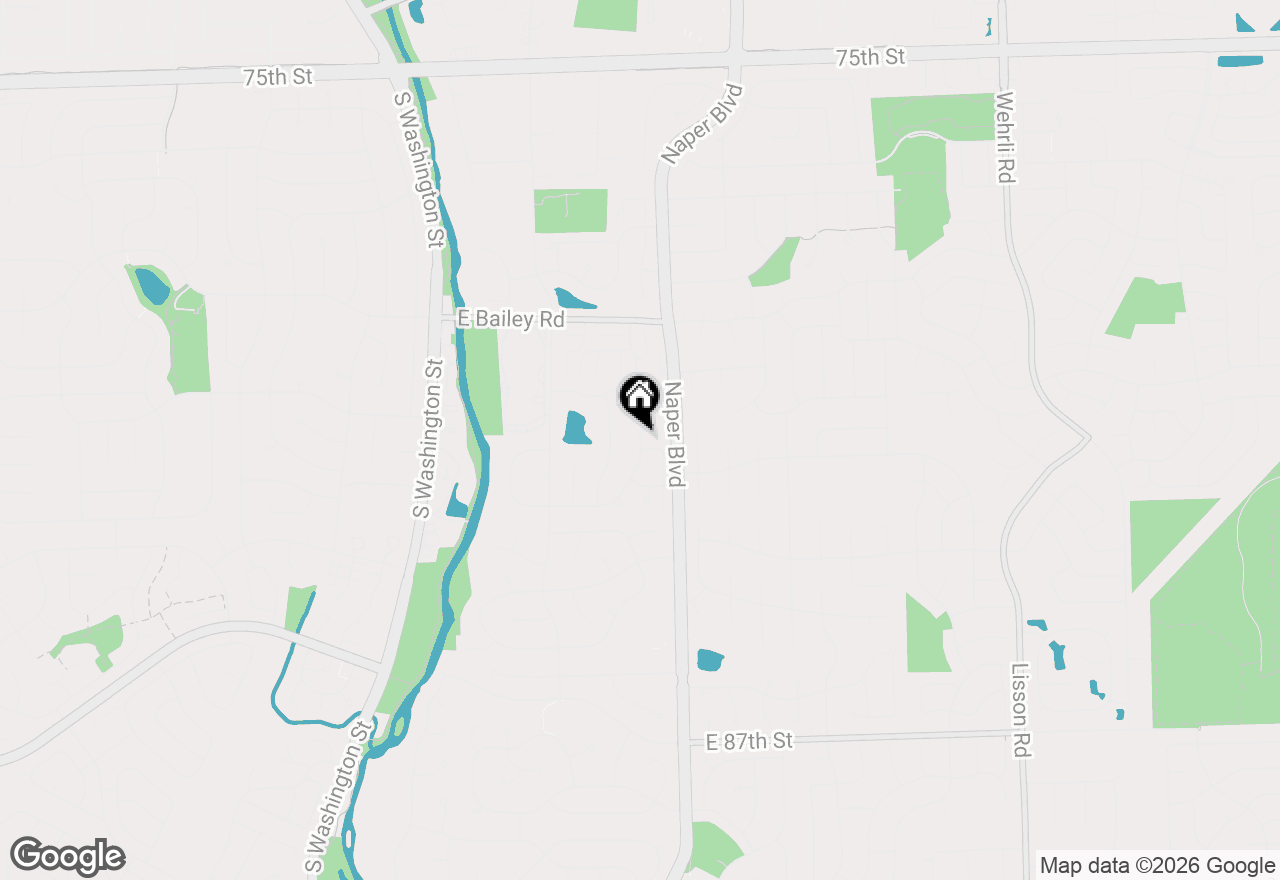 Map of 613 Bourbon Court, Naperville, IL 60565